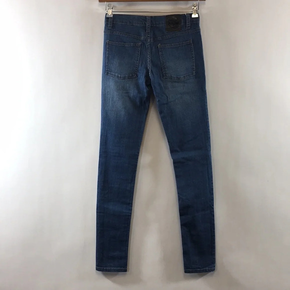 Cheap Monday‎ Narrow Cobra Blue Slim Skinny Jeans Womens 27x34 Medium Wash - Picture 3 of 11
